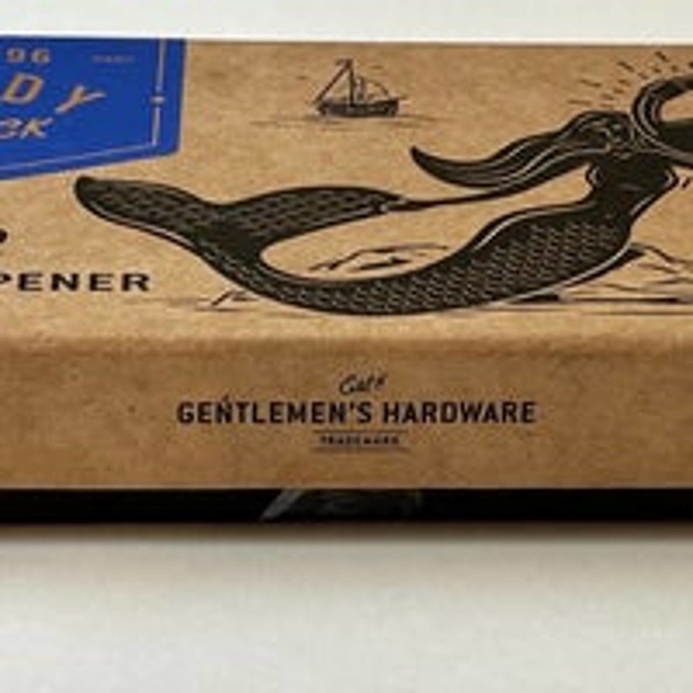 Lady Luck Mermaid Bottle‎ Opener Brass-Coated by Gentlemen's Hardware No. 296 - Picture 3 of 9